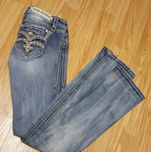 "Karla" XLong Rock Revival Jeans